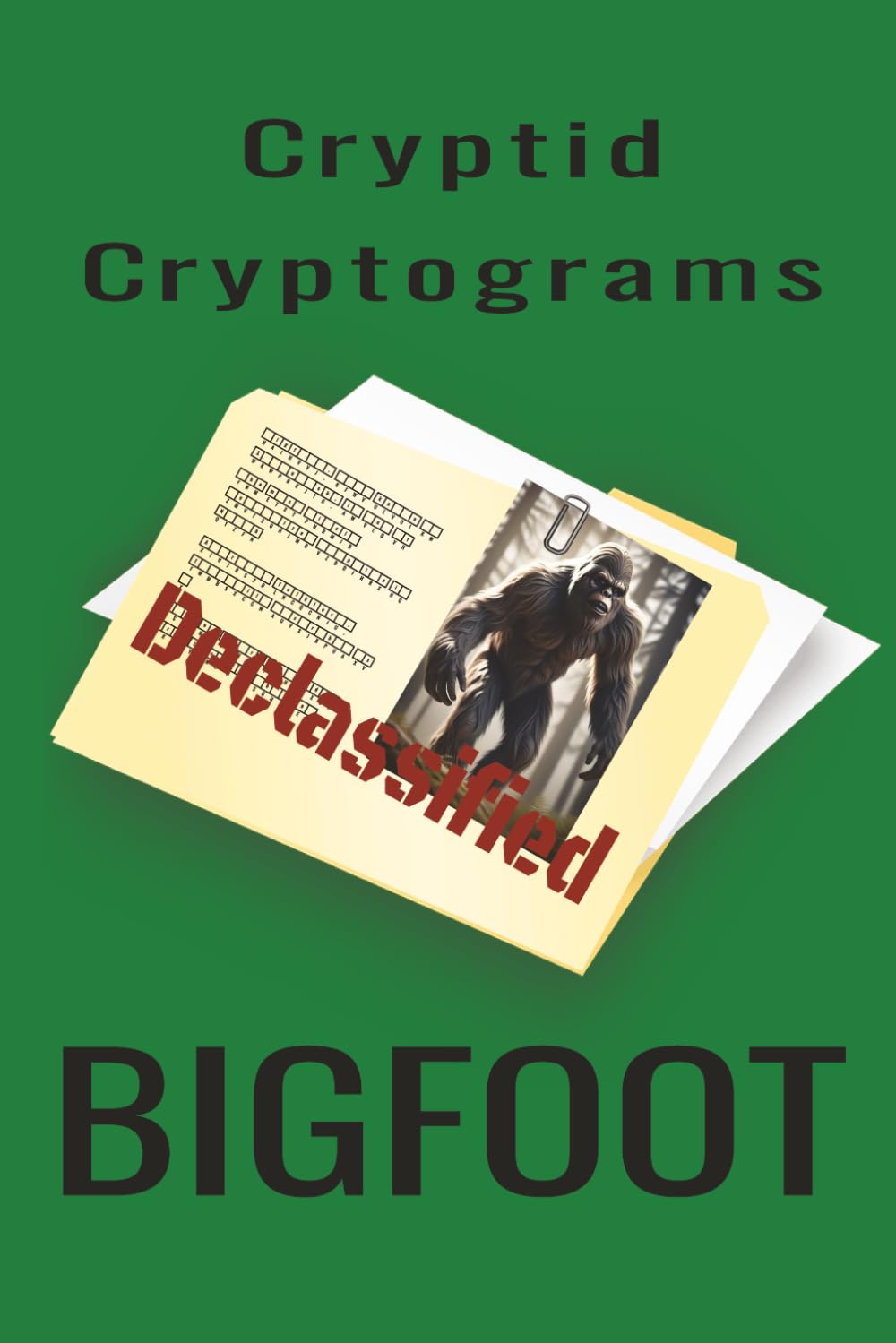 Cryptid Cryptograms: BIGFOOT
