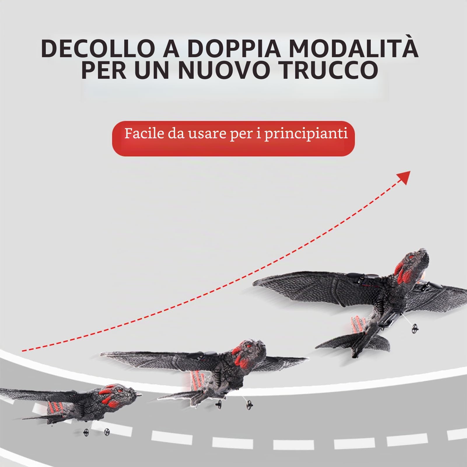 BuyWeek Aereo Telecomandato, Aereo RC da 2,4 GHz Modello di Telecomando Giocattolo per Aeroplano per Bambini