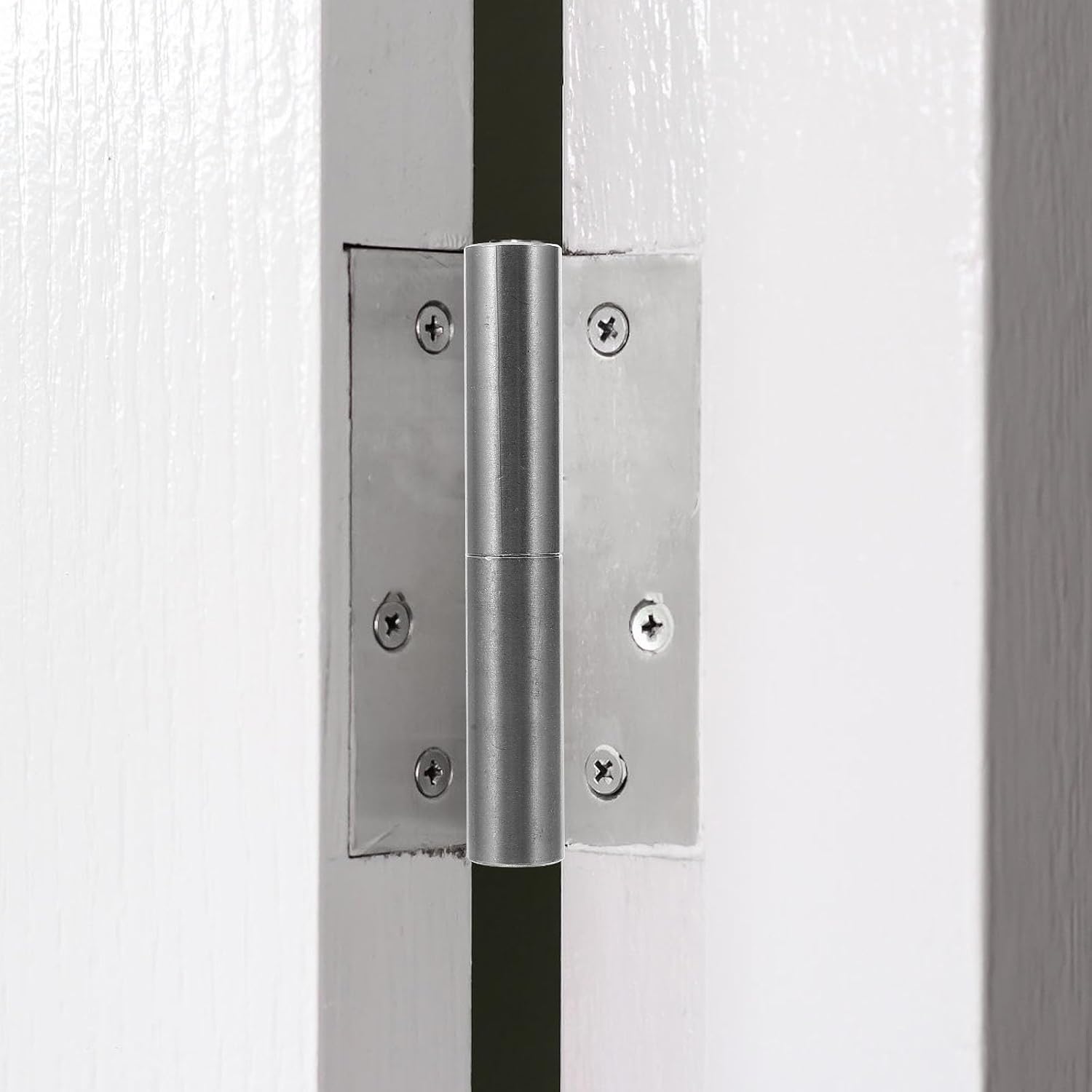 Yardwe Weldable 304 Stainless Steel Barrel Door Hinge 16x100mm Metal Cylindrical Weld-on Hinge for Cabinet and Gate Multi-use Industrial Door