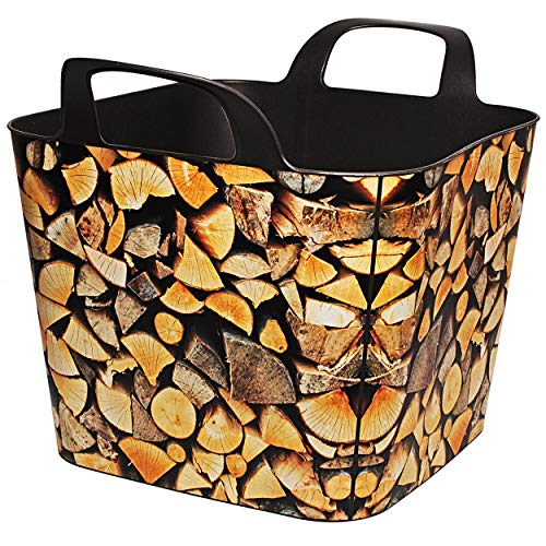 alles-meine.de GmbH Flexi & flexibel - XXL großer Garteneimer/Eimer/Trog/Bottich - Blumentopf/Pflanzkübel - Holz & Bretter - Wäschekorb & Tasche - Gross - Shopper/Trage..