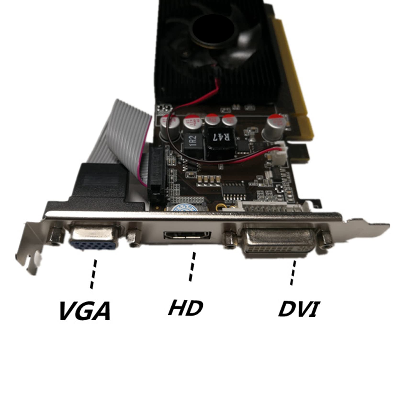 Scheda grafica GT210 1GB DDR2 64 bit PCIE 2.0 GPU Scheda Video Desktop DVI VGA Compatibile