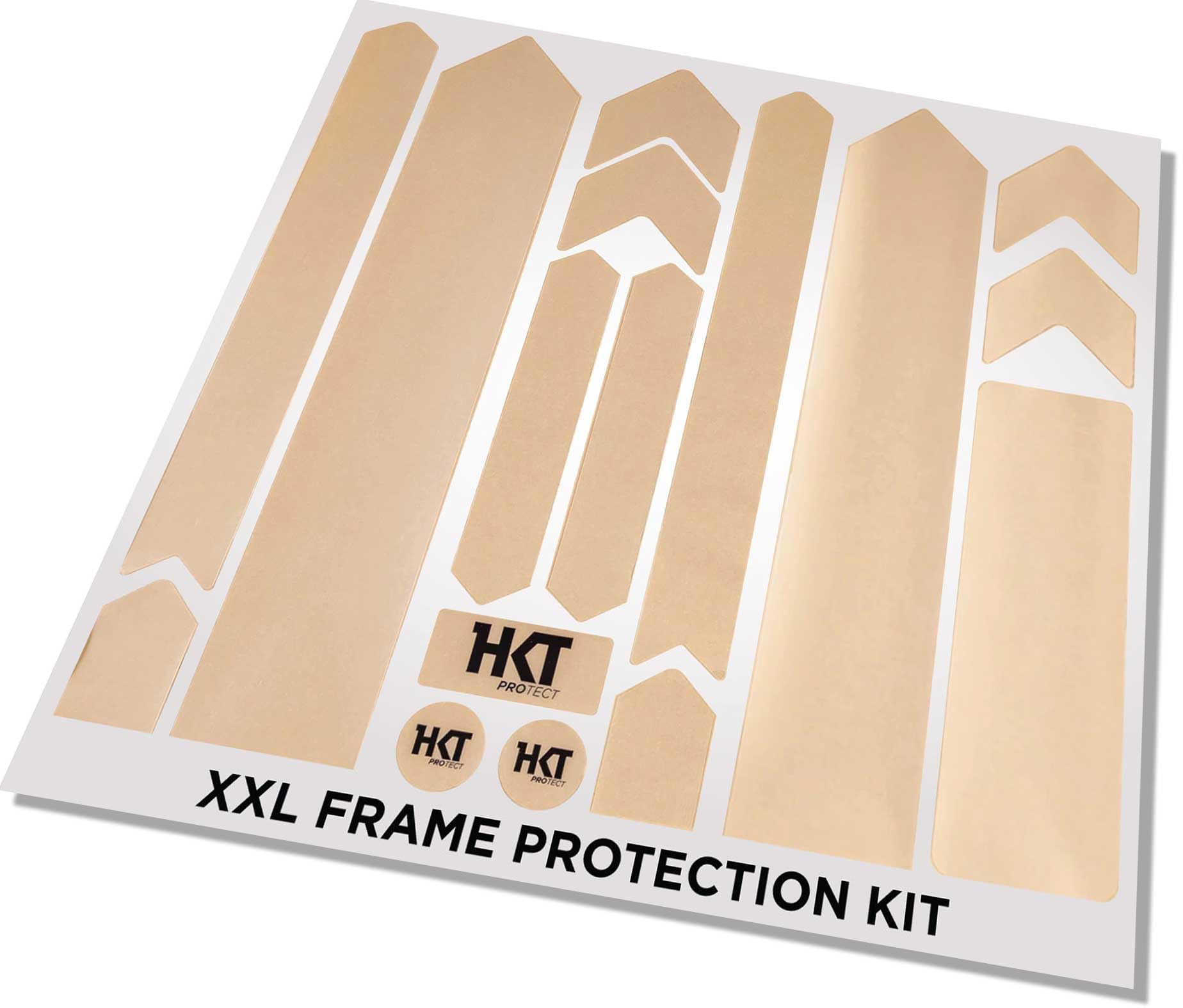 Kit de protection de cadre de vélo XXL (finition mate)