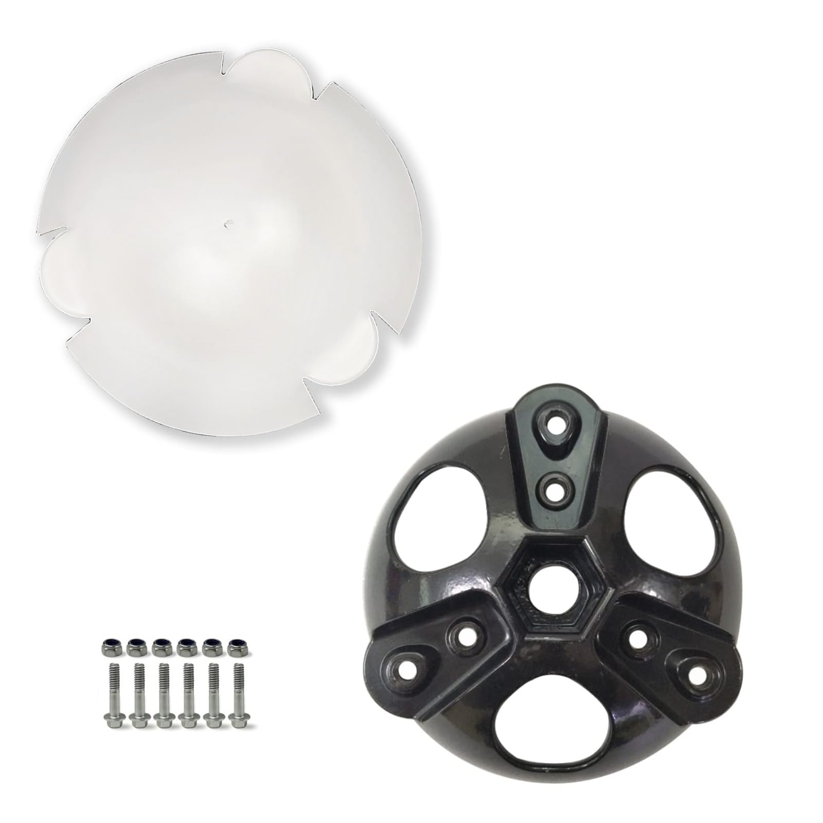 Fentency Wind Turbines Wheel Hub Caps Replacement Light Weight Diameter 135mm Wheel Hub Wind Generator Parts Enduring Horizontal Turbines Generator Cover