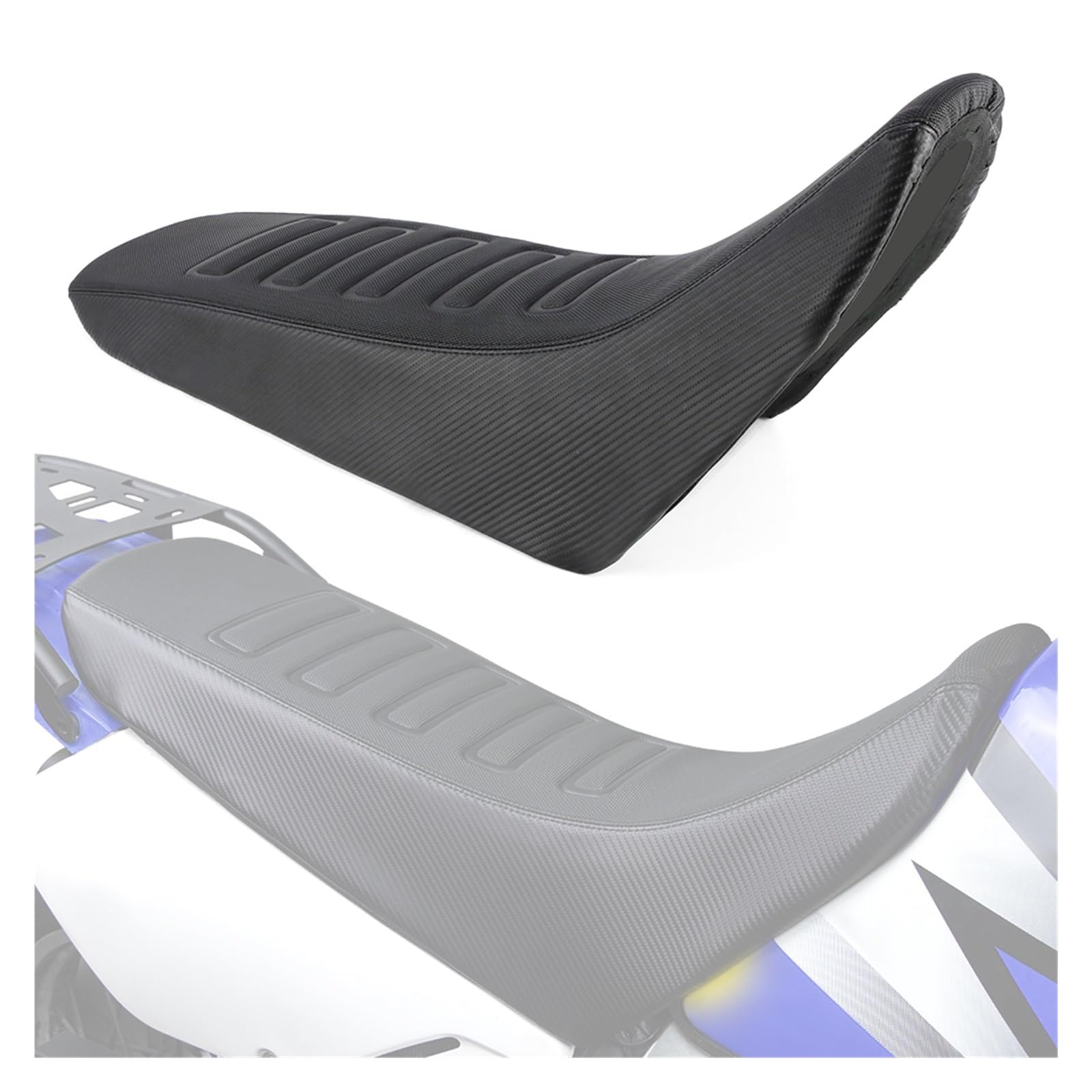 Coprisella Coprisedile Per Moto Per Sella Per Suzuki DR650 DR 650 | Coprisedile Per Moto Impugnatura A Righe Per Suzuki DR650 1996-2025 DR 650 Protezione Per Cuscino Sella
