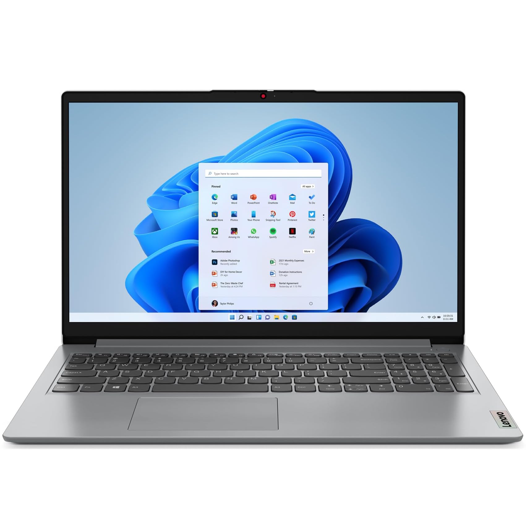 Lenovo 15.6" FHD Laptop Computer, Intel Dual-Core Processor, 8GB DDR4 RAM, 256GB PCIe SSD, WiFi 6, Bluetooth 5.2, Windows 11