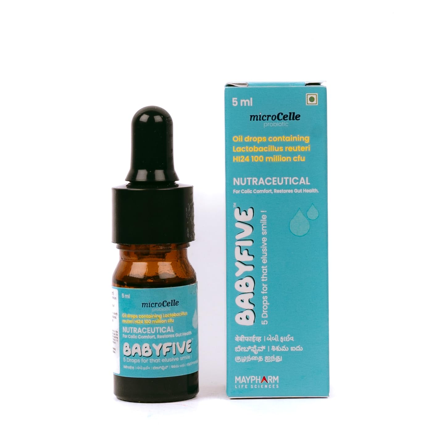 Babyfive Drops Lactobacillus Reuteri, 5 ml containing 100 Million CFU-picture-23