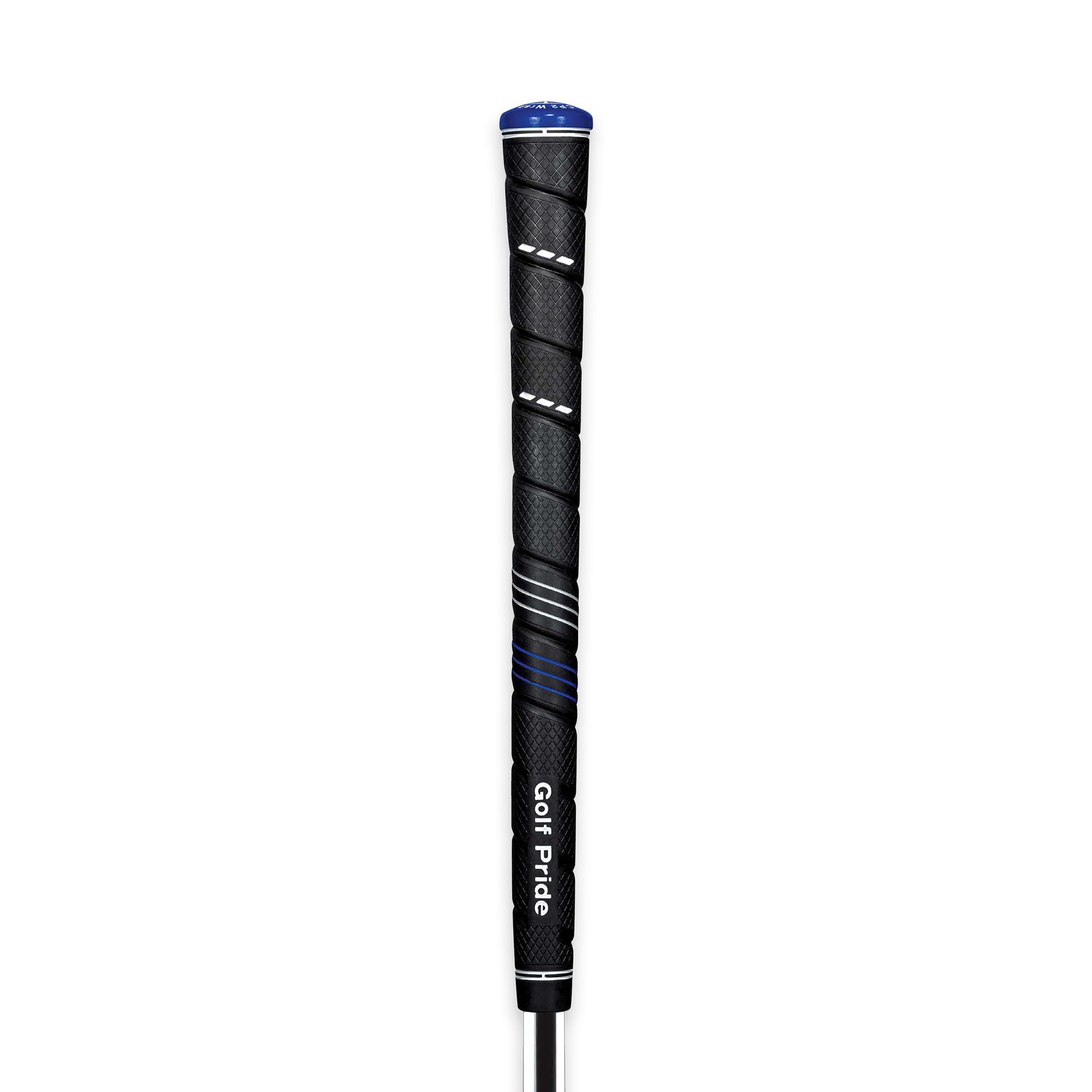 Golf Pride CP2 Wrap Golf Club Grip - Classic Wrap Grip with High-Tack Soft Rubber for Comfort & Control - Less Tension & More Power with Plus4 Technology - Standard - Black