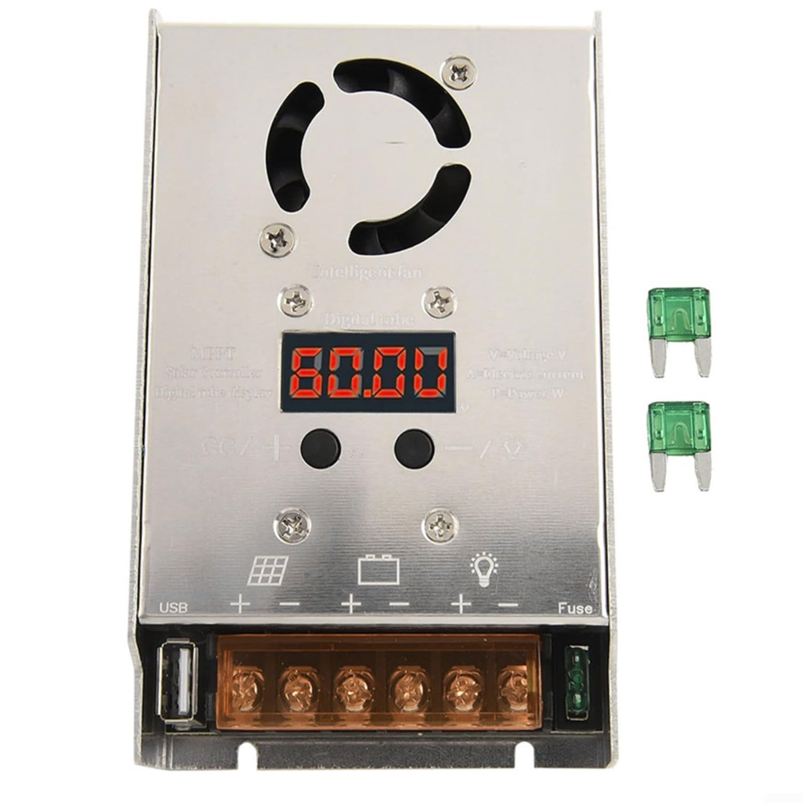 MPPT - Regulador solar (450 W, 12 V/24 V, 20 A)