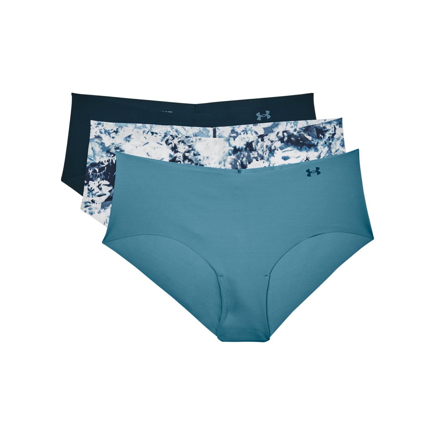 Under Armour Women's Deprecated-3-pack Pure Stretch No Show Hipster Underwear, All-day Comfort Fit &amp; Ultra-soft