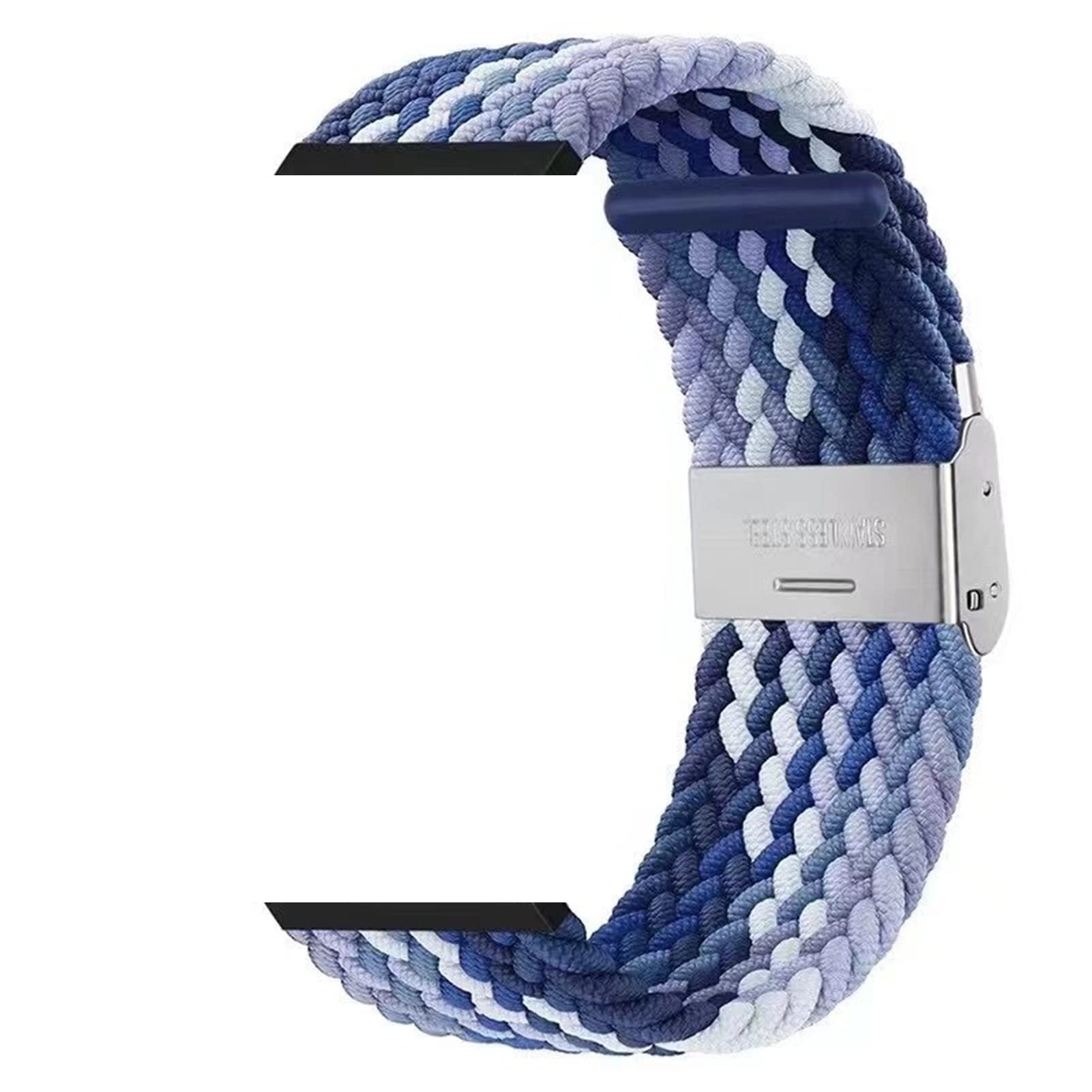 Bracelet montre nylon tressé 22mm élastique et respirant pour Fenix 7
