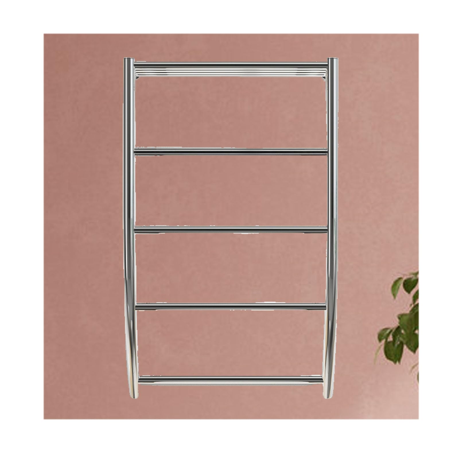 Chauffe-serviettes mural en acier inoxydable pour peignoirs et linge