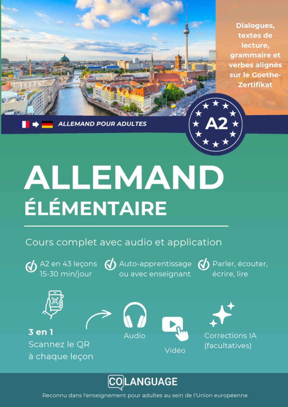 Allemand A2 élémentaire: cours complet avec audio et application: Apprenez l’allemand avec exercices, grammaire et vocabulaire. Idéal pour étude ... 2 (Apprendre l'allemand pour adultes)