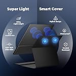 KEEPTIME Moniteur portable, 15.6" FHD 1080P Écran portable avec sac à ordinateur portable étanche, USB-C HDMI Deuxième moniteur externe pour PC Téléphone Mac Xbox PS4/5 Commutateur, haut-parleur intégré avec Smart Cover