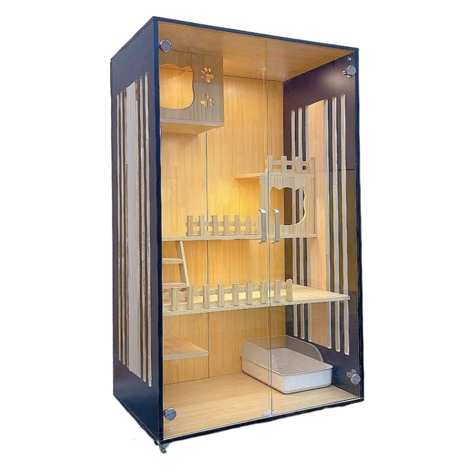 villa per gatti Gabbia for gatti Villa Home for Gabinetto for da interni Cuccia for Per interni