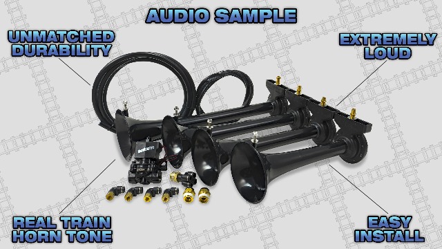 Amazon.com: HornBlasters Shocker XL Train Horns Only - US Made