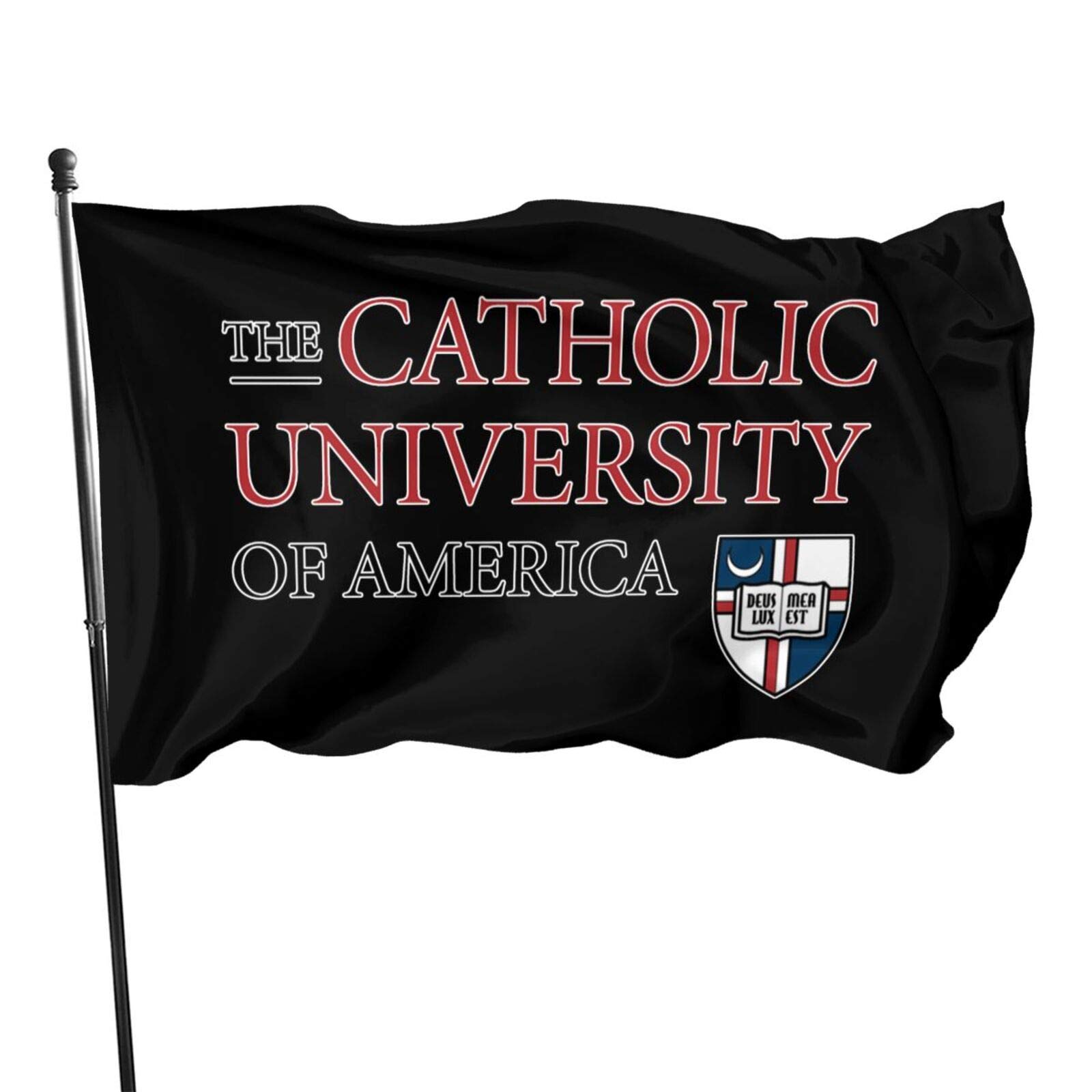 LCEMCOLDAE Catholic University of America Flag 3x5 feet Tough, Durable, Indoor/Outdoor, Brass Grommets, UV-Protection -Premium Flag