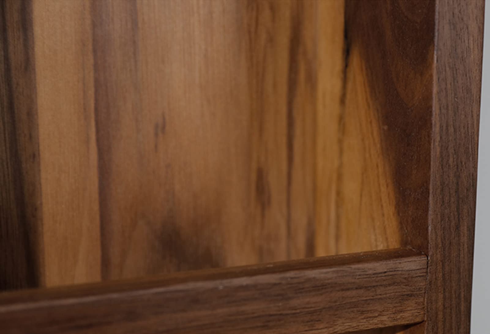 Porte-revues mural à double niveau en bois – Porte-revues élégant en noyer noir pour la maison, le bureau, le salon, la salle de bain – Nizer multifonction pour magazines et documents