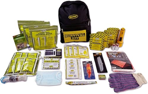 Mayday Kit de mochila de lujo para 4 personas