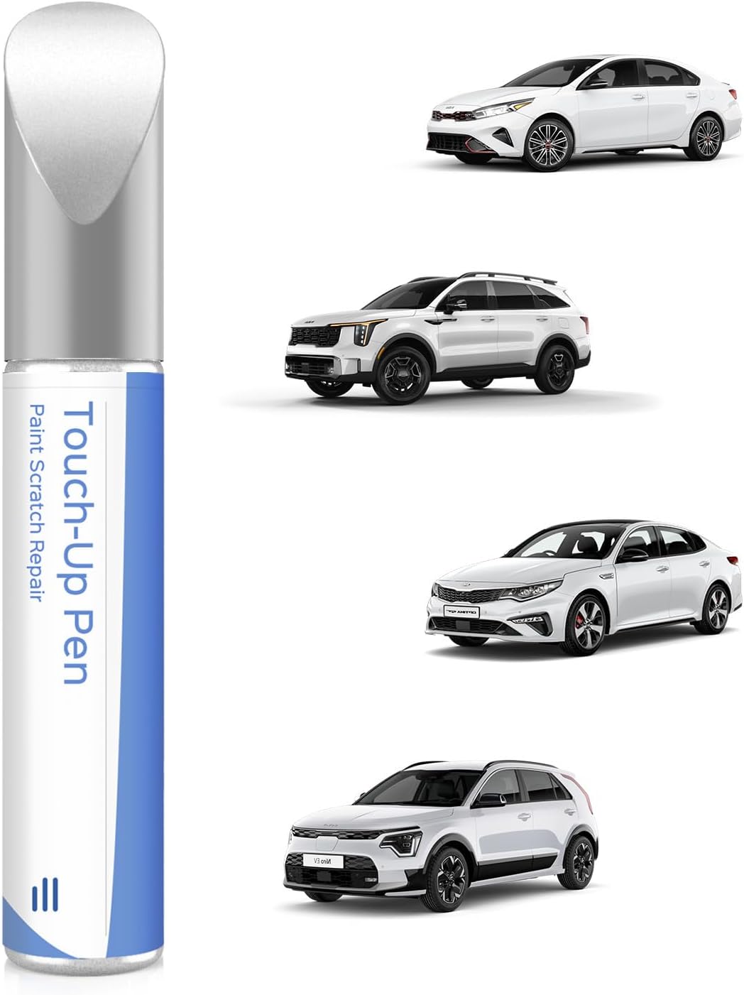 Amazon.com: PARTS4EV SWP Snow White Pearl Tricoat Touch Up Paint ...