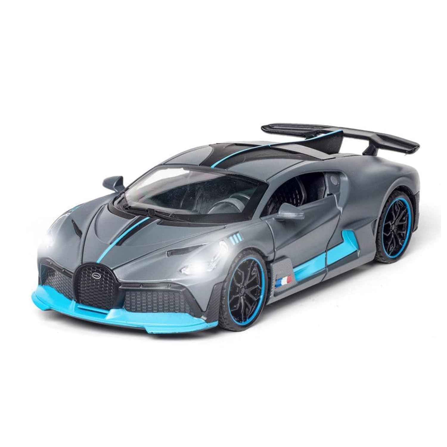 Sky Tech® Bugatti Bolide Sports SUV Car 1:32 Scale Model Car Exclusive Alloy Metal Pull Back Die-cast Diecast Metal Pullback Toy Openable Doors & Light Music Best Gifts Kids【Colors as Per Stock 】 — Amazon image 31