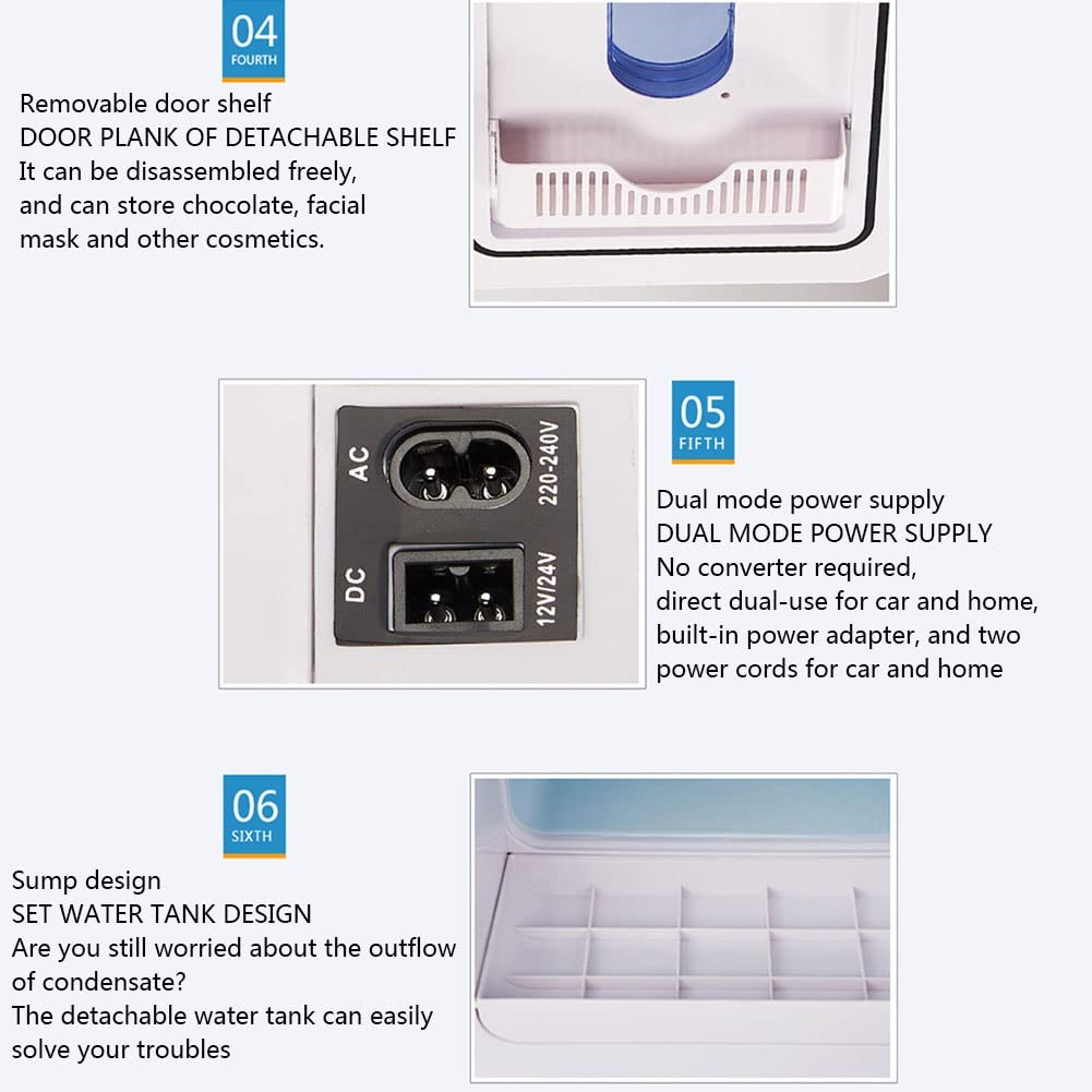 28L Frigo Portatile Auto Display LED AC DC Raffreddatore Riscaldatore