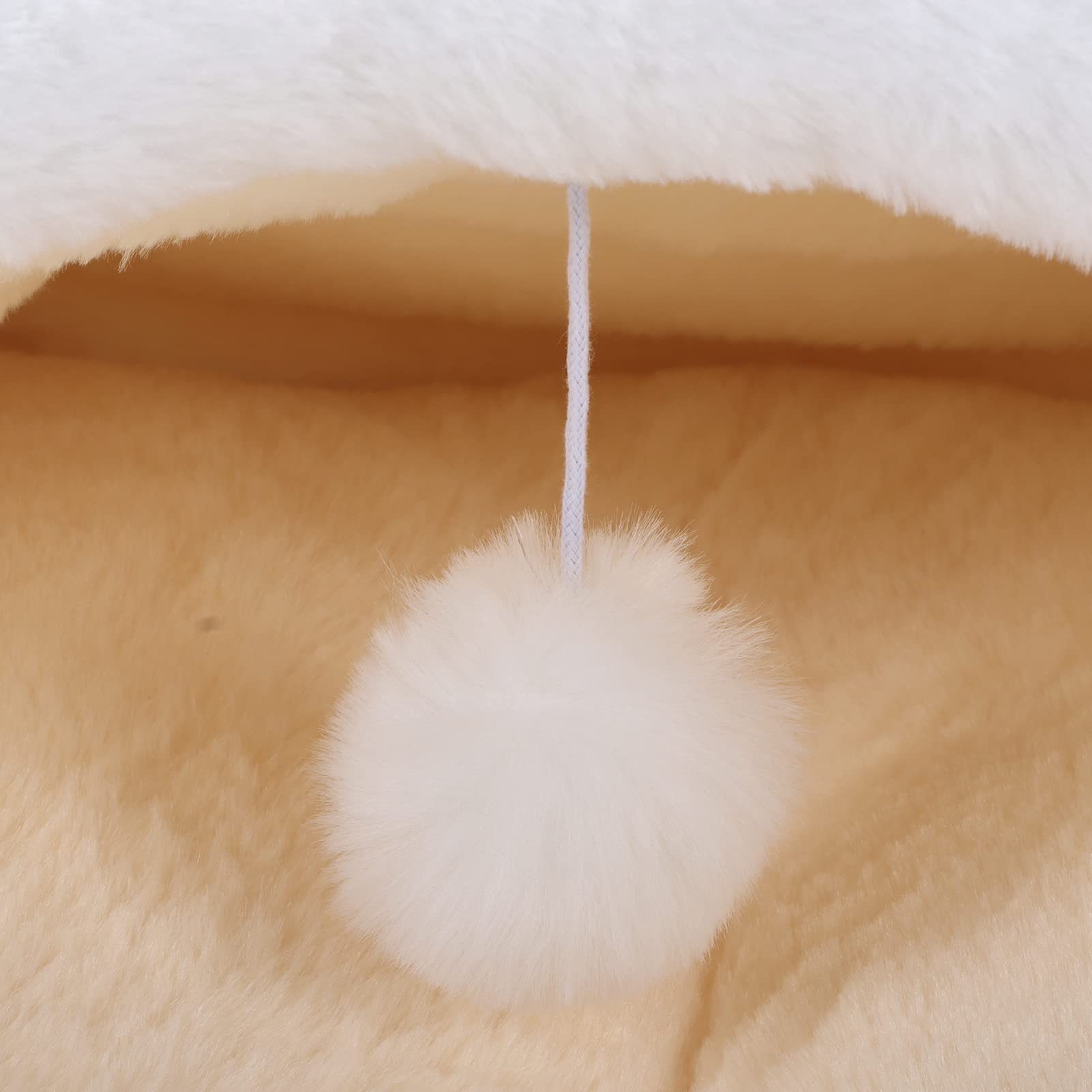 Qcwwy Letti Letti per Gatti Mobili Cuccia per Gatti Cuccia Lavabile per Animali di Piccola Taglia Gattini Sacco a Pelo per in Peluche Sacco a Pelo per Soffice Semi Chiuso Gatto (Lettiera per