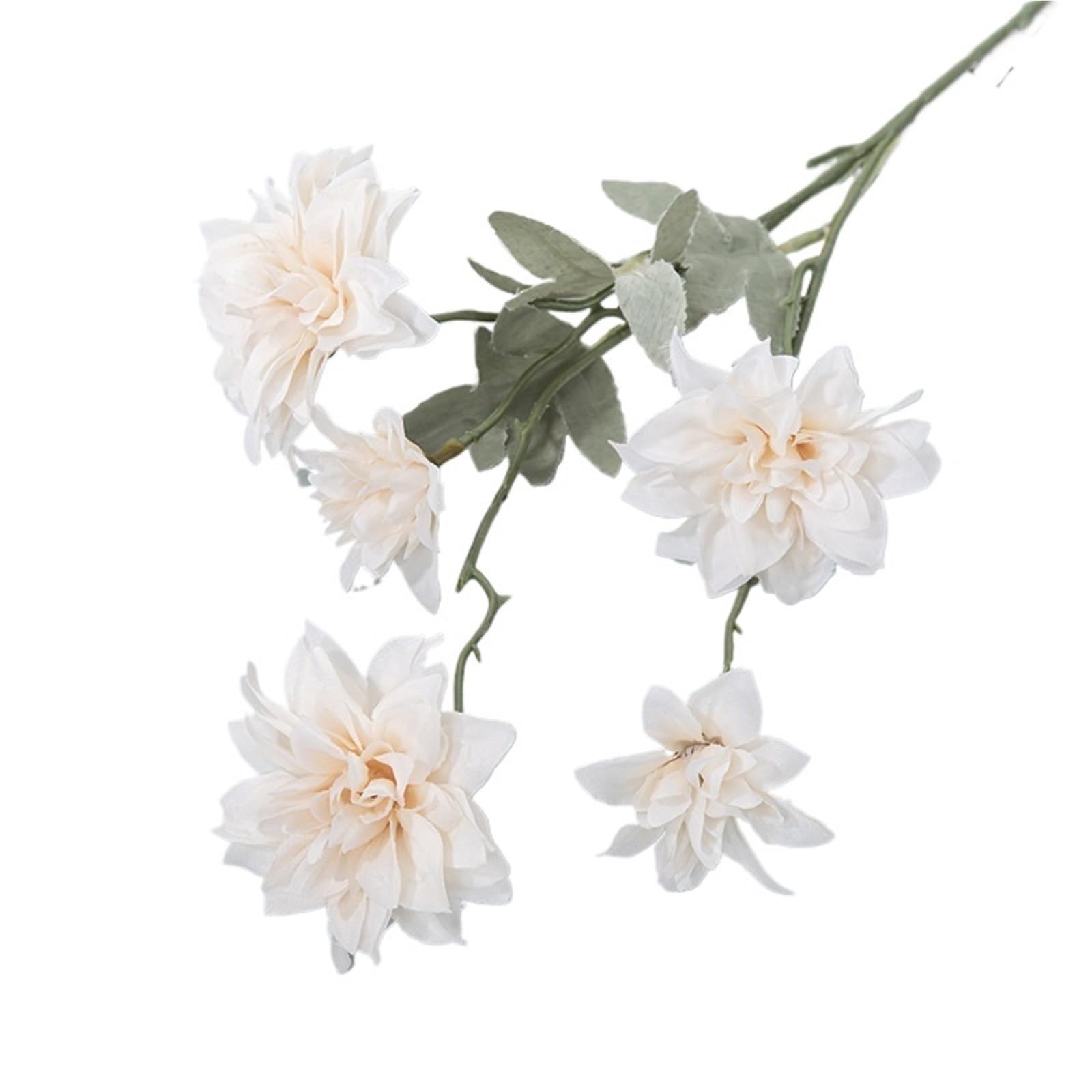 FonHNDG Artificial Flower Branches 5 Heads Silk Artificial Flowers Fake Wedding Party Home Decor DIY 3 Pcs(Color3)