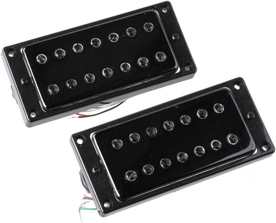 Black 7 String Guitar Pickup Set Double Coil Humbucker For Electric Guitar