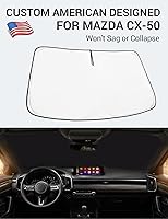 Vista 167 de Proadsy Parasol para parabrisas actualizado 2026, ajuste personalizado, Lexus NX 2022-2025 2026, 4 capas, plegable, protector de parasol frontal que