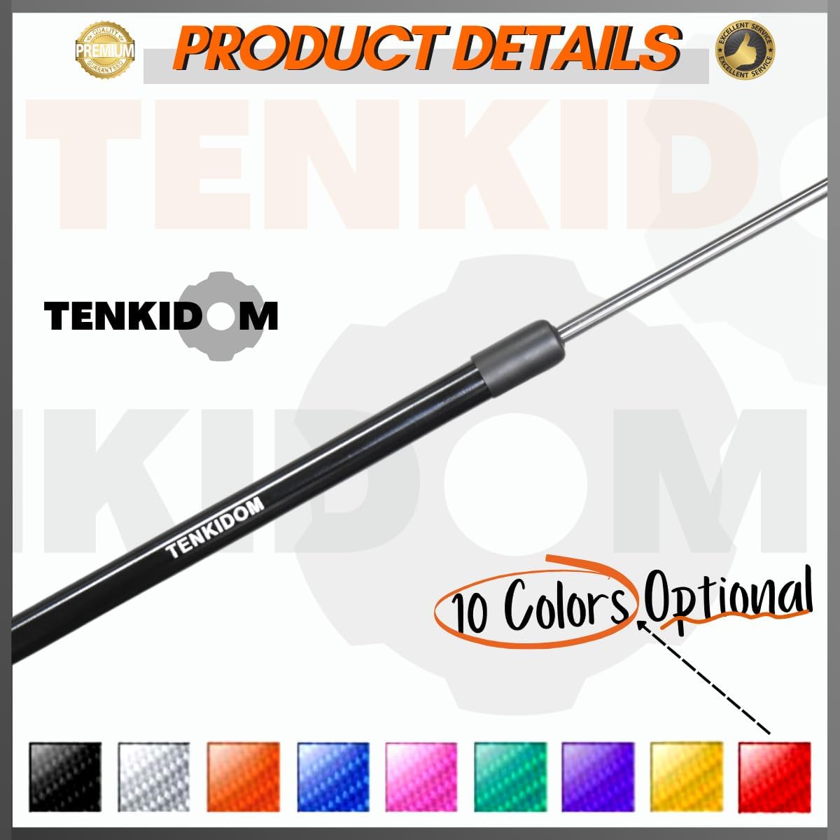 Trunk Lift Supports Compatible with Mazda Verisa DC5W Hatchback 2004-2015 Tailgate Shock absorbers for Automobiles Springs Liftgate 2-Year Warranty