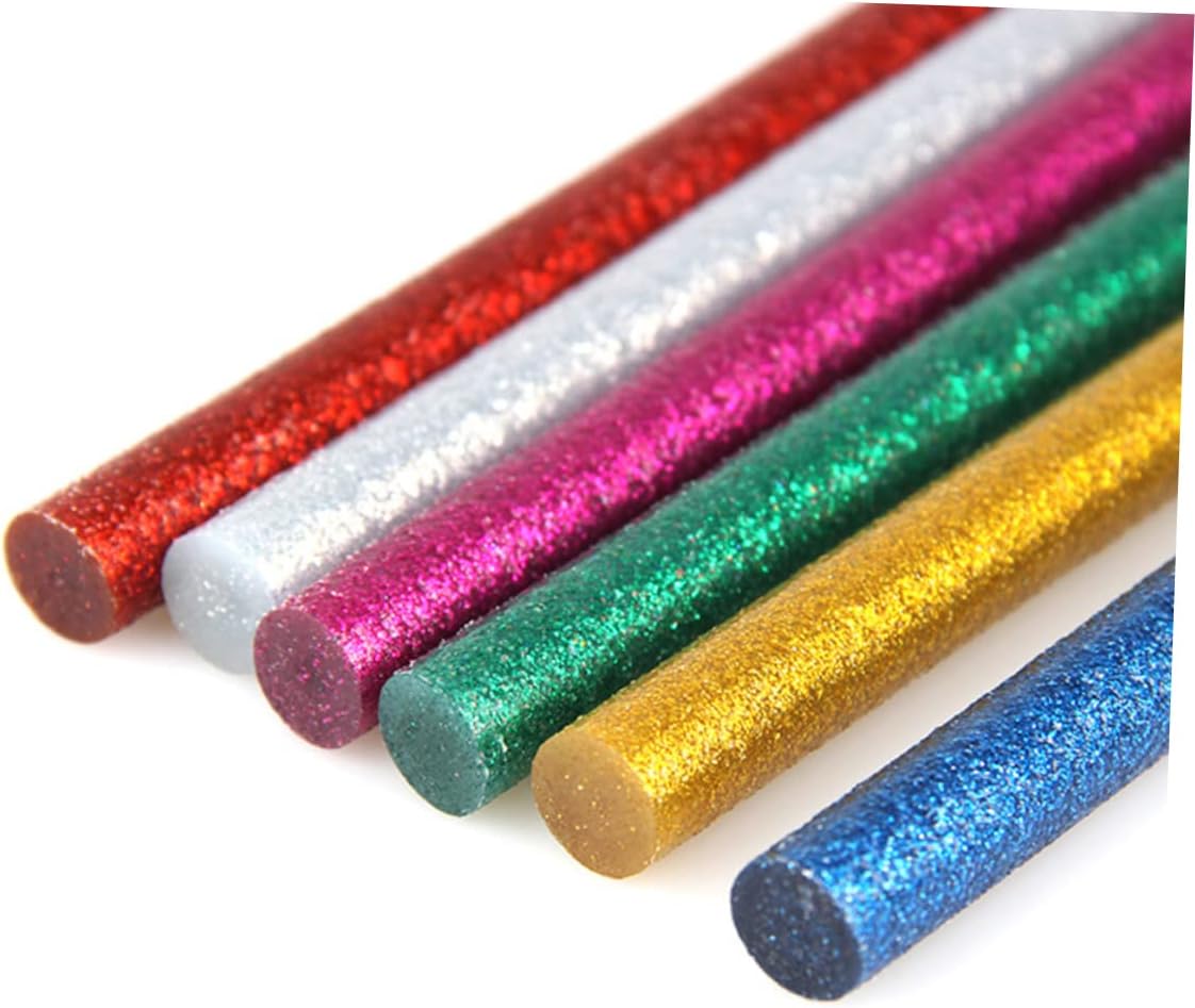 Hot Melt Glue Sticks 7mm 100pcs Golden Resin Craft Adhesive