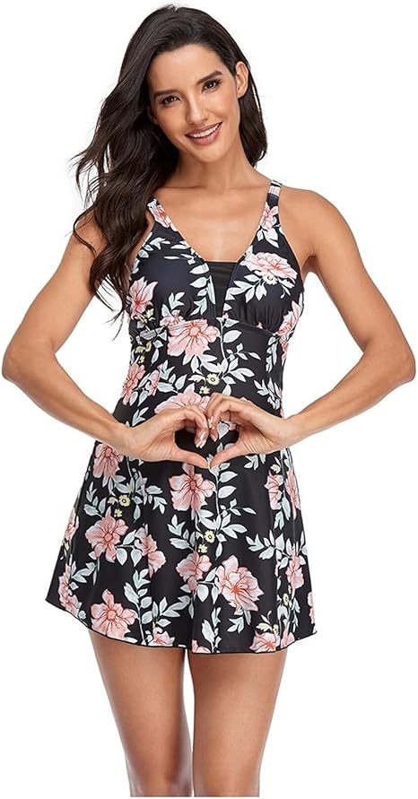 Costume Da Bagno Premaman Intero Con Pantaloncini Imbottiti - Scollo A V E Schiena Scoperta - Foto 9