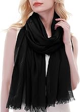 RIIQIICHY Scarf for Women Ladies Lightweight Scarves Pashmina Shawls Wraps Wedding Head Neck Scarfs