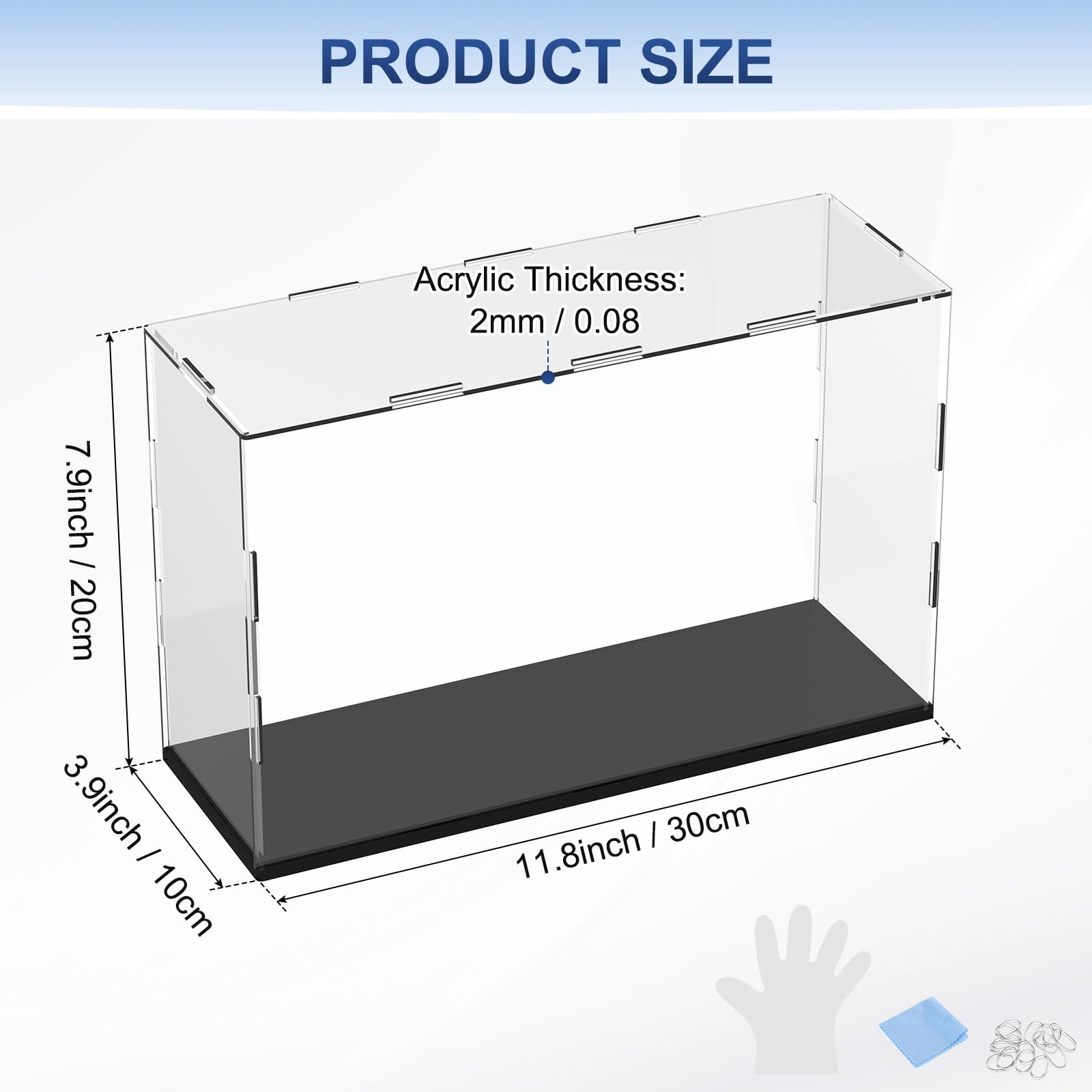 M METERXITY 1-Pack Acrylic Display Case - Image 3