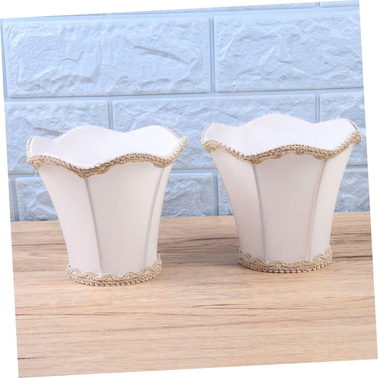 Modern Pendant Lighting Accessory 3pcs Fabric Chandelier Lampshade Holders Clip on for Ceiling Wall Table Lamps Soft Light for Boys and Girls
