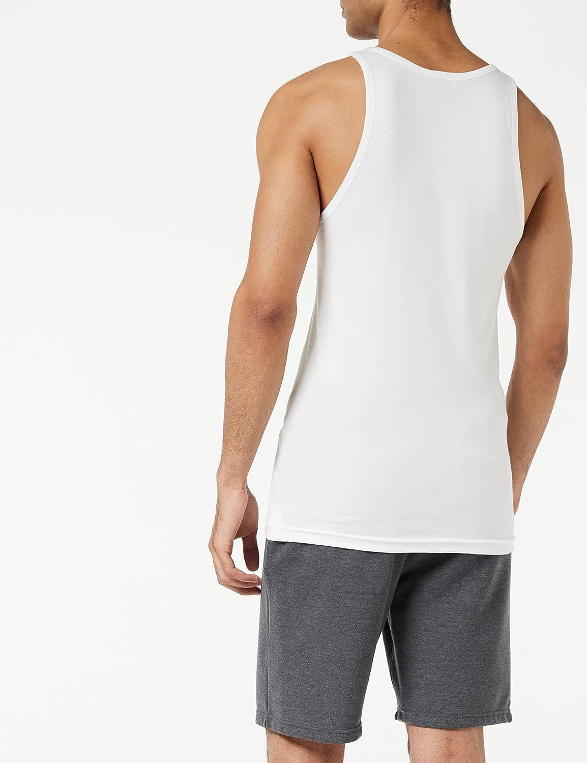 Eminence - Lot de 2 Débardeurs pour Homme - Côte Fine 100% Coton Peigné - Label Oeko-TEX® Standard 100 - Couleur Blanc - sans Couture