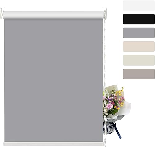 Boolegon Persianas enrollables opacas para ventana, tela con aislamiento térmico, fácil instalación, protección UV. Persianas para dormitorio, Boolegon Persianas enrollables opacas para ventana, tela con aislamiento térmico, fácil instalación, protección UV. Persianas para dormitorio,