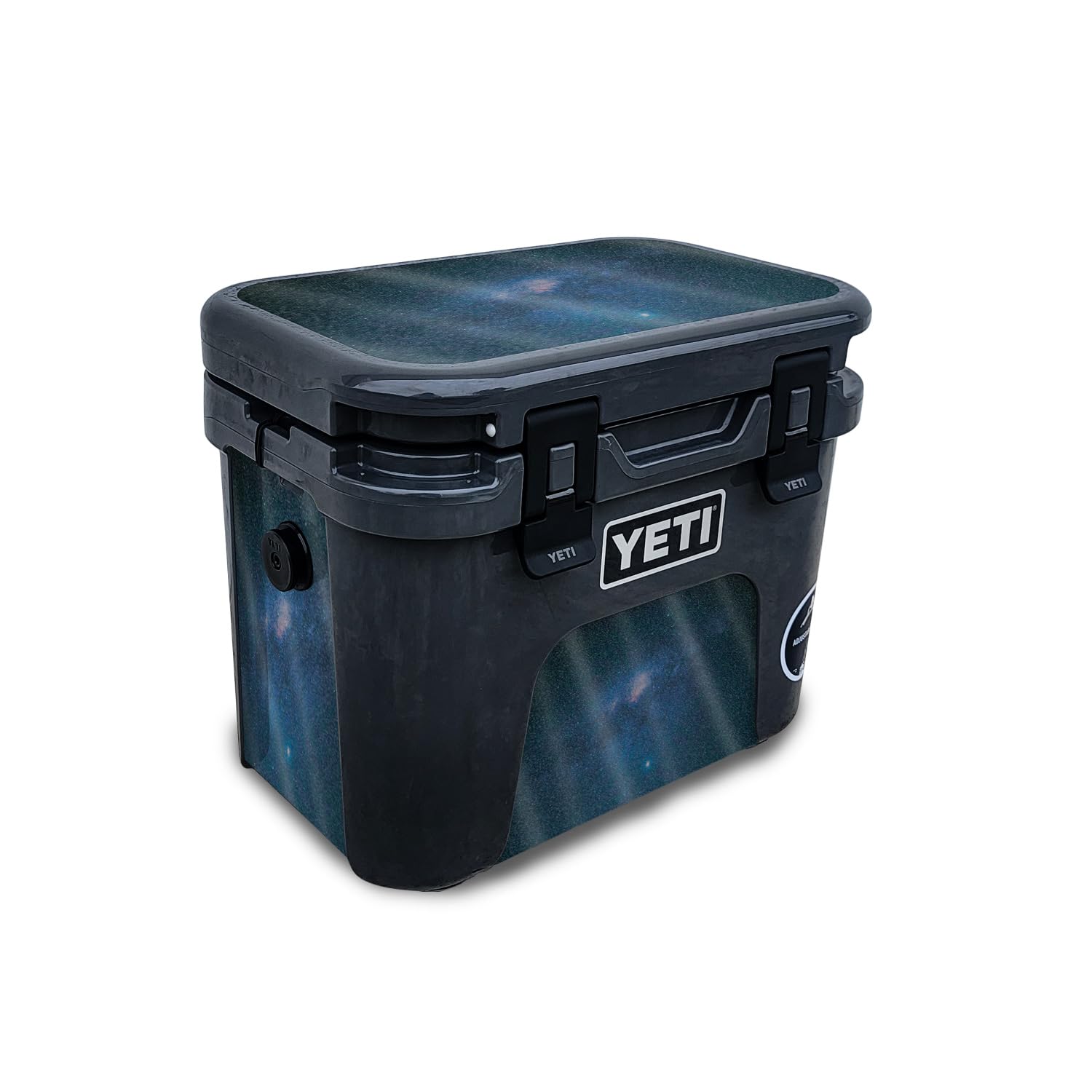Glossy Glitter Skin Compatible with Yeti Roadie 15 Hard Cooler - Night Sky - Premium 3M Vinyl Protective Wrap Decal Cover - Easy to Apply | Crafted in The USA by MightySkins