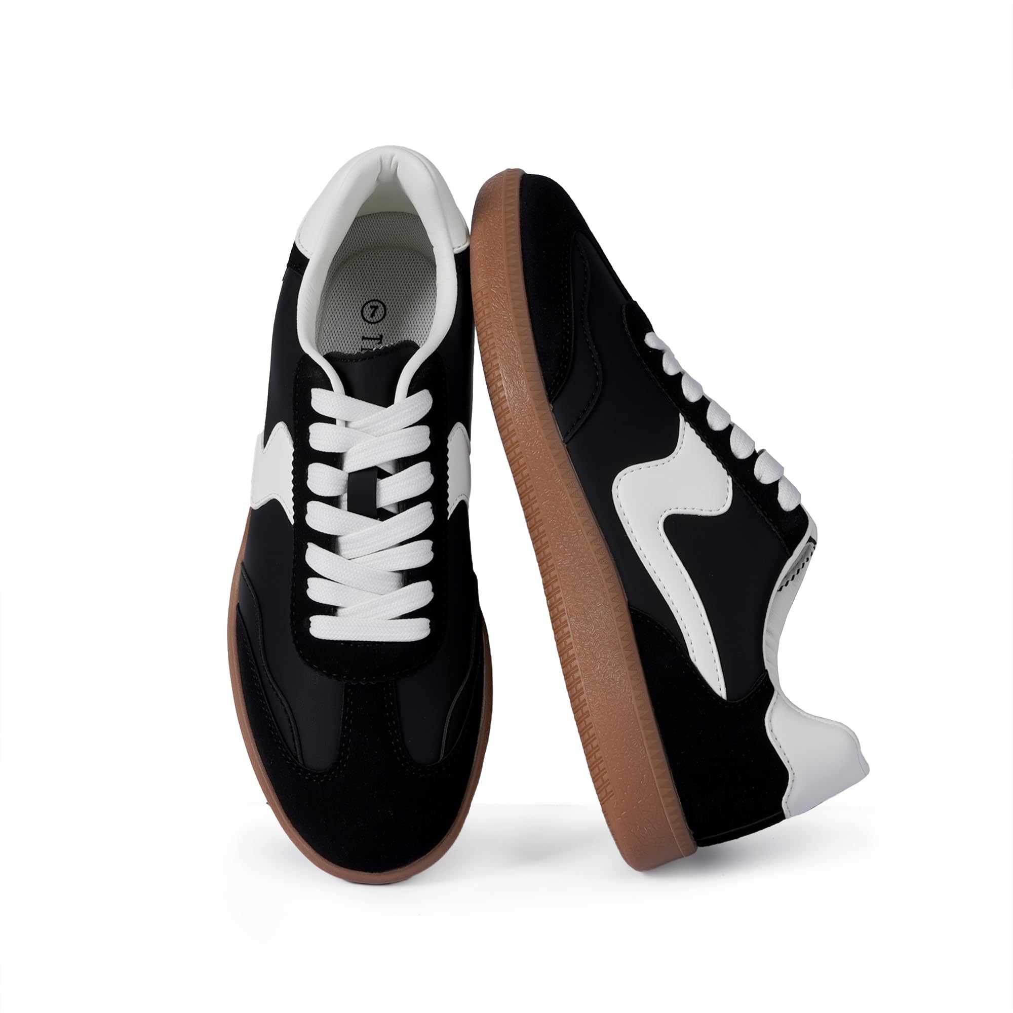 Sneakers for Women Business Casual Tennis Shoes Comfortable Lace up Slip on Women's Fashion Sneakers