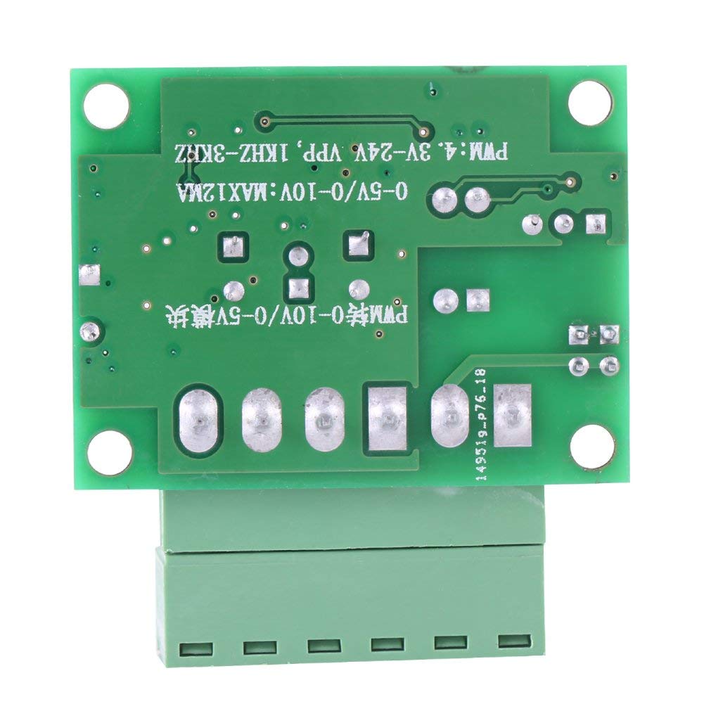 Convertitore Digitale Analogico Modulo PWM 1-10Hz 1-3kHz Scheda Conversione Tensione Segnale, Controllo Velocità Motore e Regolazione Luminosità, per Automazione Industriale Domotica