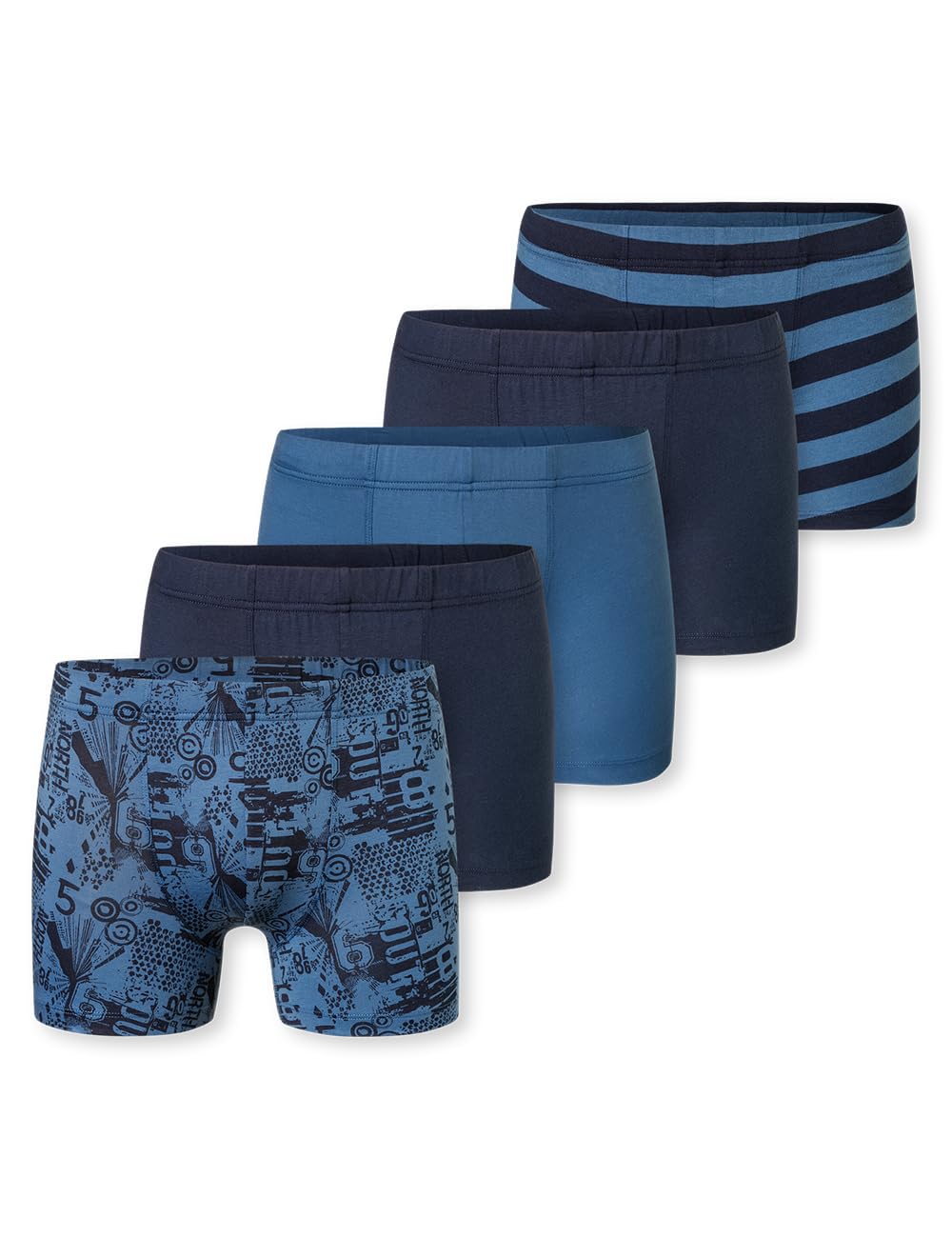 Schiesser Bielizna Chłopcy 5pack Shorts - 95/5 Multipacks