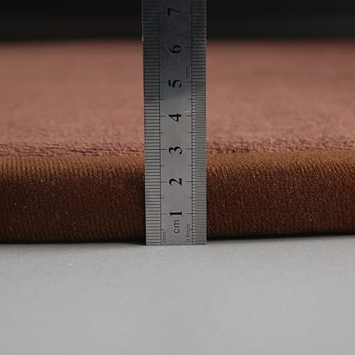 Miniatura 4 de Loartee Alfombra redonda gruesa para niños, terciopelo coral, alfombra circular de espuma viscoelástica para guardería, sala de juegos, decoración