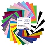 QuuCut HTV Heat Transfer Vinyl Bundle: 30 Pack 12
