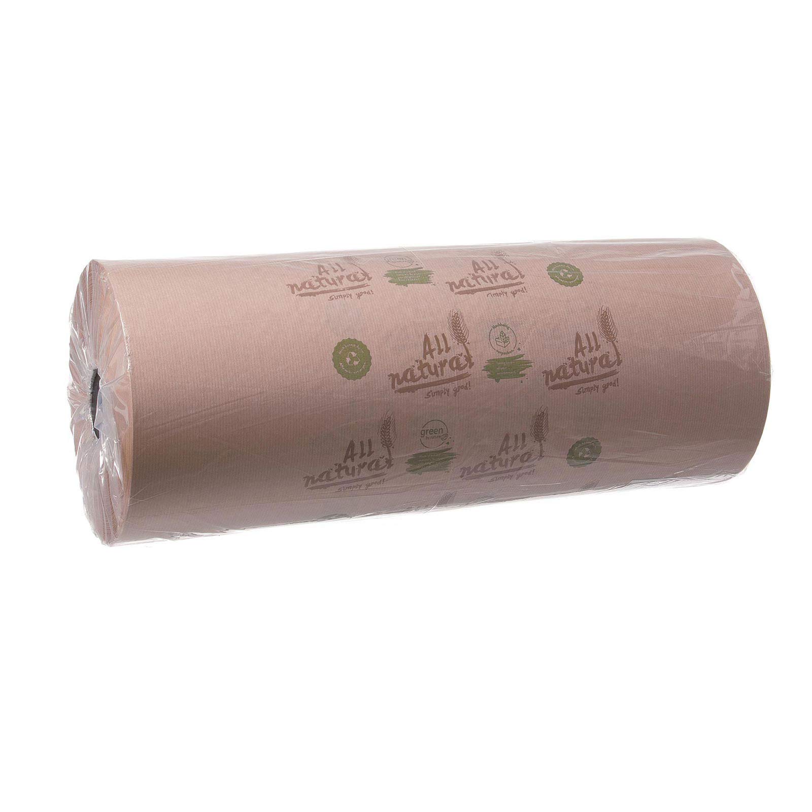 Große Rolle Bäckerseide"All Natural" braun | Secare Rolle 50 cm breit | 10 kg Einschlagpapier | HUTNER