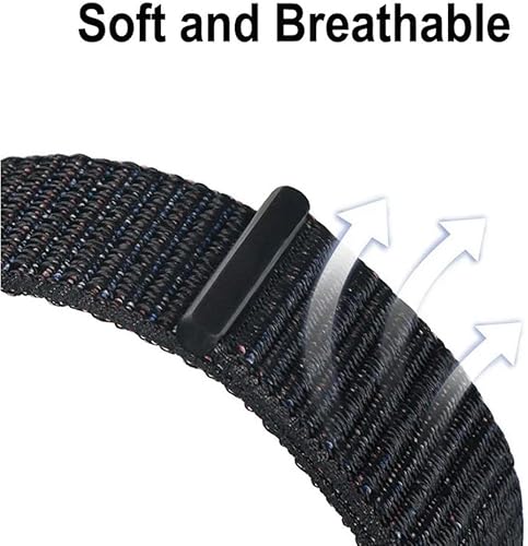 Amazon.com: Okika 18/20/22mm width Nylon Loop Strap For Mi