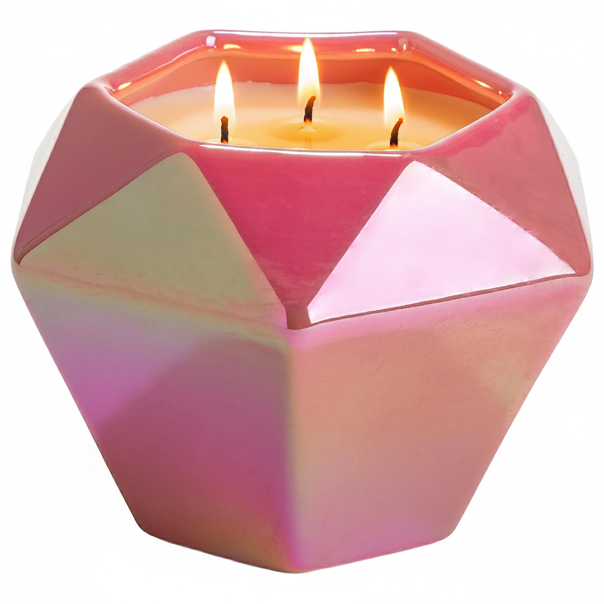 ピンククリスタルミニチュアカクテルオブジェ Amazon.com: Paris Hilton Pink Spritz Scented Candle, Faceted