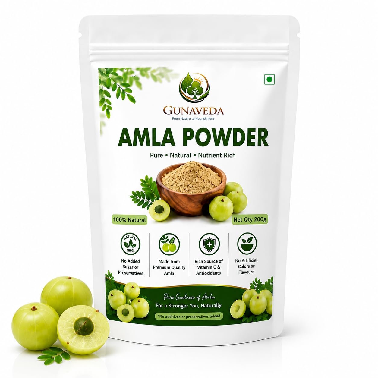 Amla Powder 200g | Rich in AntioxidantsIndian | Gooseberry Powder for Hair Growth, Glowing Skin & Daily Wellness | 100% Pure & Natural-picture-15