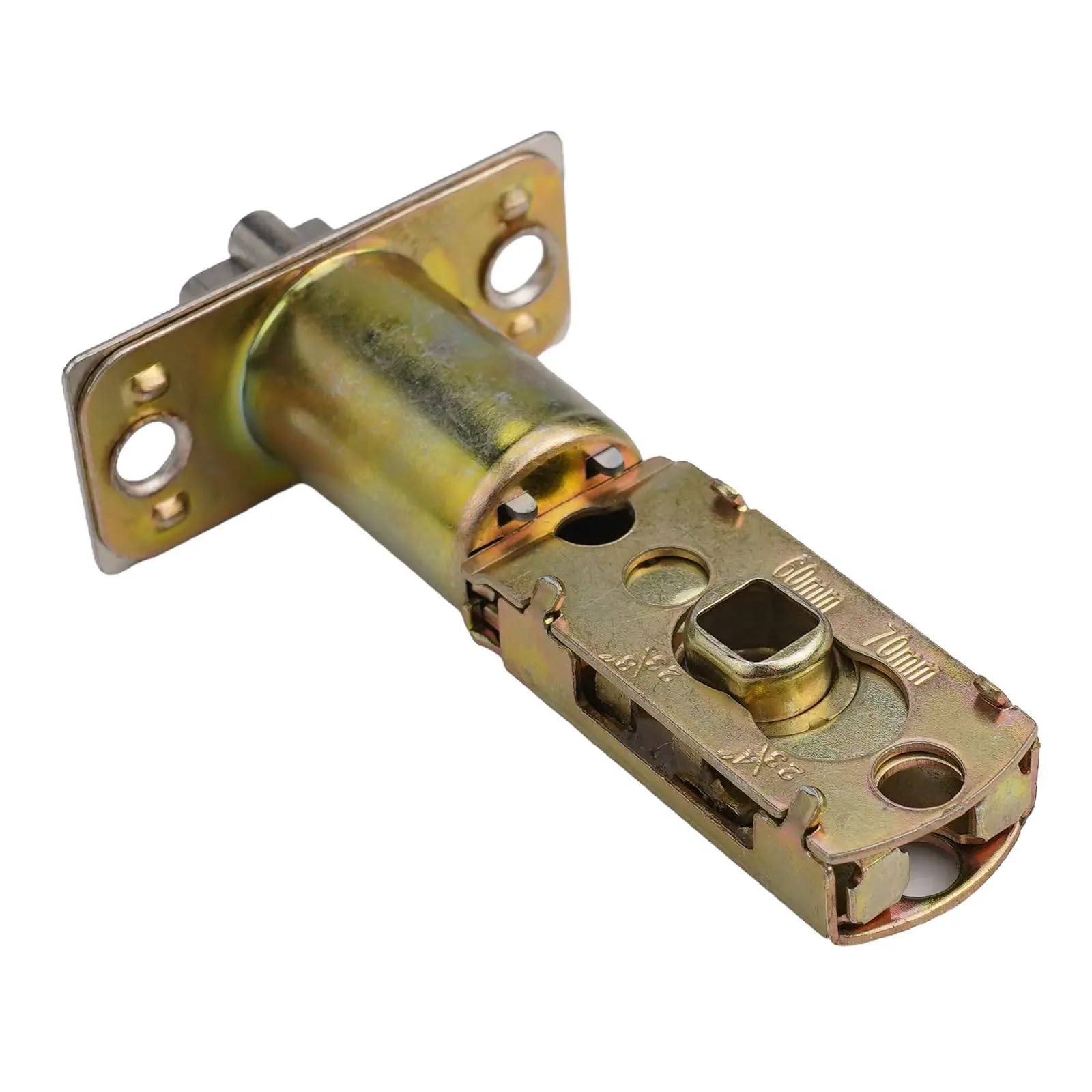 Sxolcoufoh One Color Tubular Latch Lock Core 304 Stainless Steel Flat Mortice Door Internal Bolt Facility Hardware 1Pcs