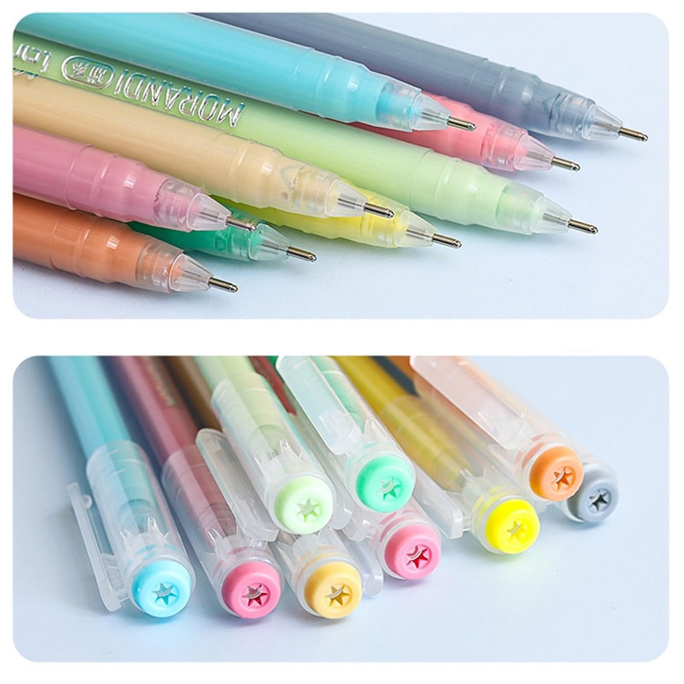 168 bolígrafos de gel para libros de colorear para adultos, bolígrafos acrílicos apilables de colores para diarios, dibujo, escritura