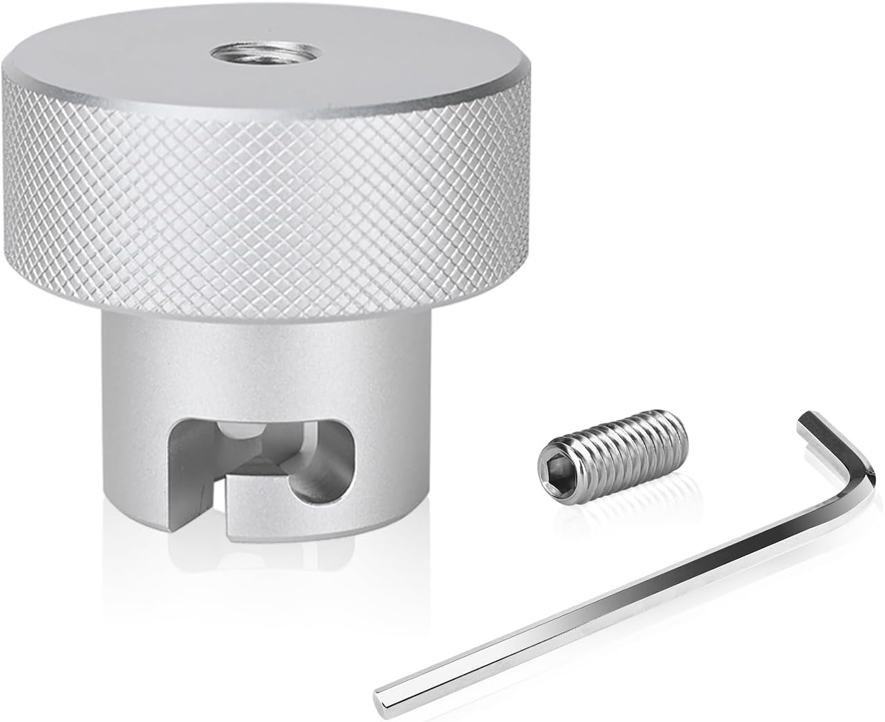Bottle Jack Valve Release Screw Knob for Harbor Freight Hydraulic Press 3/8”Dia Valve Release Screws，Made of 6061 Aluminum